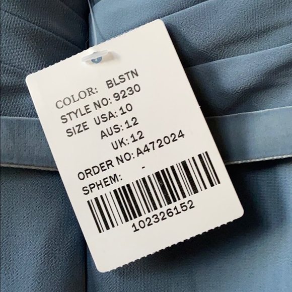 Sorella Vita blue stone bridesmaid dress - Picture 3 of 3